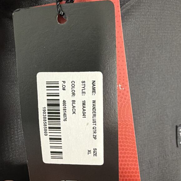 Travis Mathew Heater Series Wanderlust 1/4 Zip Jacket Mens XL Black NWT - Picture 7 of 11